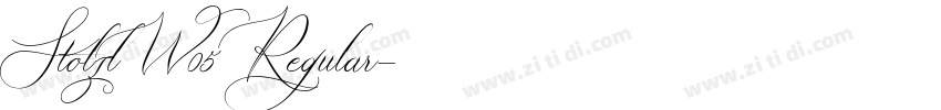 StolzlW05 Regular字体转换 StolzlW05 Regular字体转换